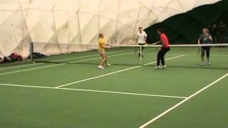 Agnes Szavay, Reka Jani, Katalin Marosi, Gyorgy Balazs at the National Training Center