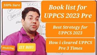 Complete Book List for UPPCS 2023||How I cleared Pre Three Times||UPPCS 2023