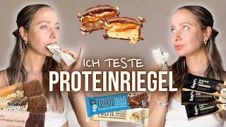 Ich teste NEUE (VEGANE) PROTEINRIEGEL!!  // annrahel