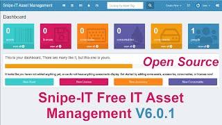 SNIPE-IT Free open source IT asset management V6.0.1 || Download & Install on windows