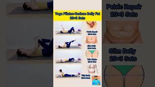 Yoga Pilates-Reduce Belly Fat#short #reducebellyfat #bellyfatloss #yoga