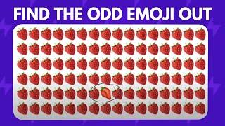 Find the ODD Emoji Out | Emoji Quiz | Easy, Medium, Hard