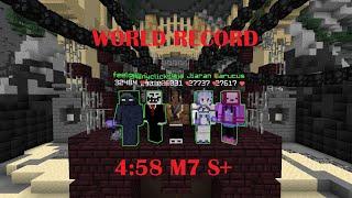 4:58 M7 S+ World Record Hypixel Skyblock