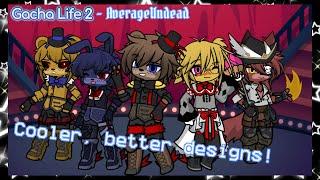 I Redesigned ALL of My Characters! | Gacha Club - FNAF - Murder Drones - UNDERTALE | AverageUndead