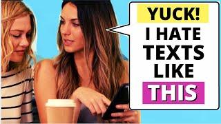 13 texts you should NEVER send a girl (Why These TOTALLY Turn Her OFF) | How To Text Girls