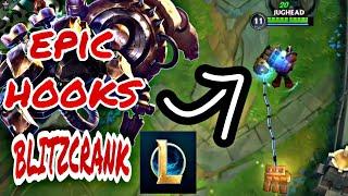 how to hook like a pro BLITZCRANK (LOL) LEAGUE OF LEGEND 2020