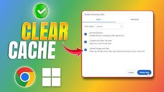 How to Clear Cache and Cookies in Google Chrome on PC | Delete Cache in Google Chrome