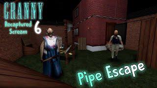 Granny Recaptured v1.1.1.1 in Ice Scream 6 Atmosphere On Pipe Escape (Randomized Preset 6)