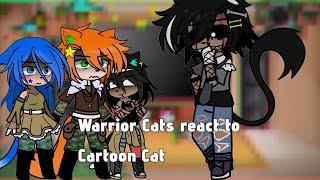 Warrior Cats react to Cartoon Cat / pt.3/5 / Run away / by::Âʀɪⲛâ