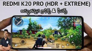 Redmi K20 Pro Game Turbo Features & PUBG (HDR + Extreme) Gameplay ll in Telugu ll