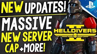 NEW Helldivers 2 Update! MASSIVE SERVER CAP New Patch Live Now + More Helldivers 2 News