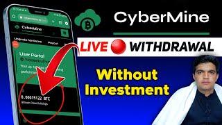 Cybermine withdrawal proof || CyberMine.io || Cybermine Technical naseeb ulhaq