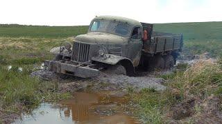 Off-road capabilities of the Zil-157!!!  The best moments!!!