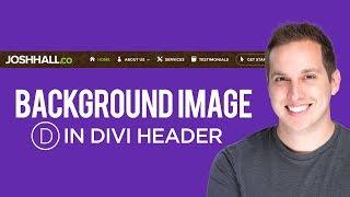 How To Put a Background Image in the Divi Header
