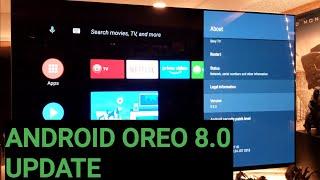 Sony A8F OLED Android Oreo 8.0 Update : How to download USB