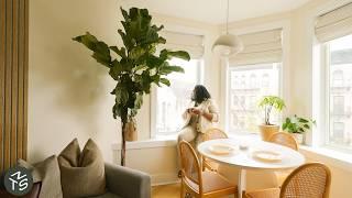 NEVER TOO SMALL: Brooklyn Couple’s Afro-Japandi Condo, New York 59sqm/640sqft