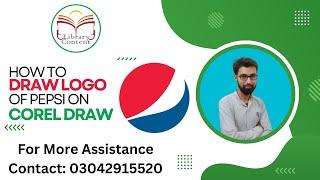 How to Draw logo of Pepsi in Corel Hindi/Urdu