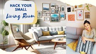 YOUR LIVING ROOM ISN'T SMALL; YOU'RE STYLING IT WRONG! Small Living Room Decorating Ideas and Tips