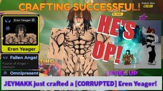 NEW RARITY CORRUPTED EREN YEAGER! CHALLENGER ATTACK TITAN | Anime Fighters Simulator Roblox Codes 