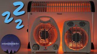 Convector & fan heater sounds for deep sleep  - Dark Screen
