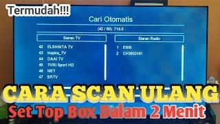 Cara scan ulang set top box