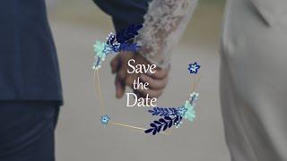 Free Save the Date Template/Green screen