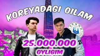 Koreaga 17 yoshimda keldim. 25.000.000 oyligim.  @Elyoretto