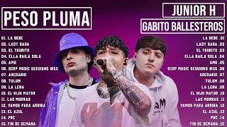 Peso Pluma, Juhior H, Gabito Ballesteros Grandes éxitos Mix 2023 | Las Mejores Canciones 2023