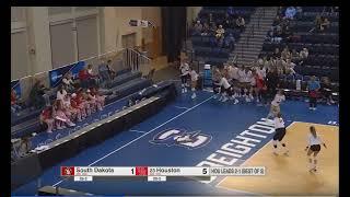 110% Table Crashing Rally Save in College Volleyball