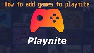 How to add games to Playnite