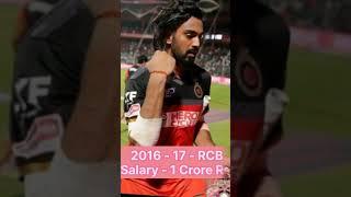 Kl Rahul IPL journey and total IPL Salary #viral #shorts #ytshorts