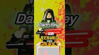 Lego Darth Rey Rebuild the Galaxy #lego #darkfalcon #darthjarjar #legosets #legostopmotion