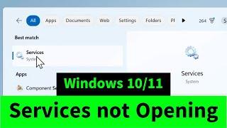 Services.msc not Opening in Windows 10/11 [easy fix]