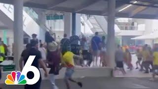 Video shows chaos as fans swarm Hard Rock Stadium for Copa America Final
