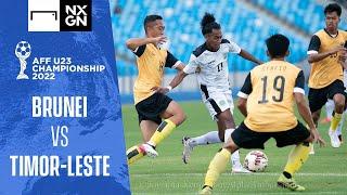 AFF U23 Championship 2022 | Brunei Darussalam vs Timor-Leste highlights