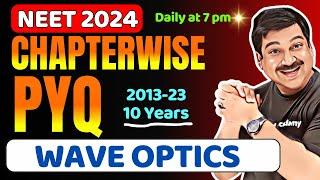 WAVE OPTICS NEET Chapter-wise PYQs for Last 10 Years, 2013-2023 for NEET 2024