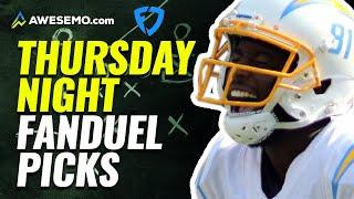 FanDuel NFL DFS Thursday Night Football Week 15 Single-Game Picks & Lineups Chiefs Chargers Tonight