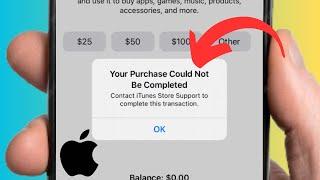How to fix your Purchase Couldn't Be Completed on iPhone | 2024