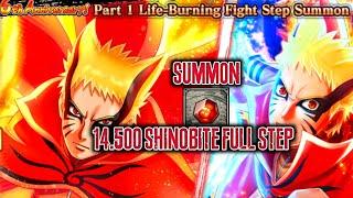 NxB NV: Summon Naruto Baryon Rekit 14,500 Shinobite Full Step Special 6th Anniversary