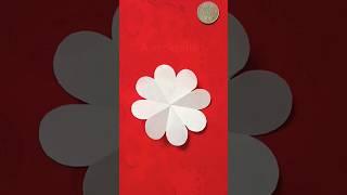 Easy Paper Flower | Paper Flower Making Idea | Diy Flower Crafts #paper #diy #flowers #craft #shorts