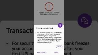 transaction failed in phonepe problem solve| for security reasons your bank freezes #phonepe #gpay