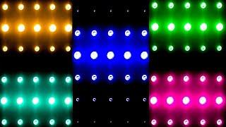 Neon Party LightsColorful Disco Night Club Video Background in Room