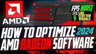  How to Optimize AMD Radeon Settings For GAMING & Performance The Ultimate GUIDE 2024 *NEW* 