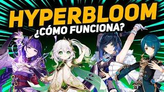 ⭐COMO FUNCIONA EL EQUIPO MAS FUERTE DE HYPERBLOOM ?⭐ NAHIDA⭐ YELAN⭐ RAIDEN FULL MAESTRIA⭐