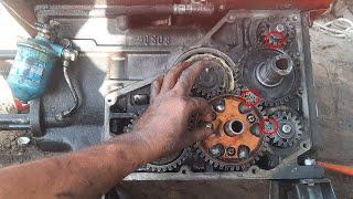 24HP Diesel Engine Gear Timing Setting and Repair China Diesel Engine