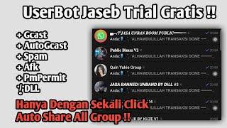 CARA BIKIN USERBOT TRIAL GRATIS | BOT JASEB SEBAR LIST | ULTRAGAYOUBOT #userbot #botjaseb