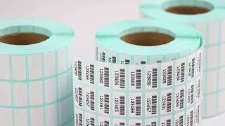 barcode label paper for commodity stickers manufacturer china