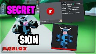 How To Get The SECRET COW SKIN And MOO Badge (Roblox Arsenal)