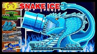  WHAT IF the Boss was Snake Ice Tank  Мега танки VS Мега Босс | Мультики про танки | Arena Tank