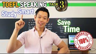 Study SMART, Save TIME, and SUCCEED (TOEFL Speaking- Task 3: Groupthink)